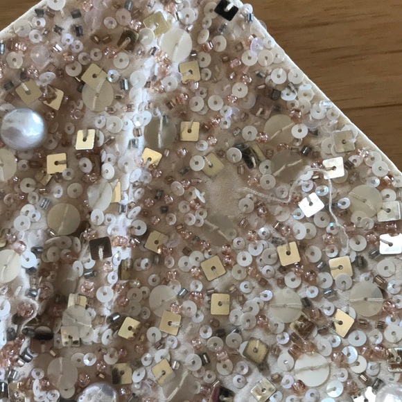 Champagne Cream Cocktail Dress - Picture 5 of 5